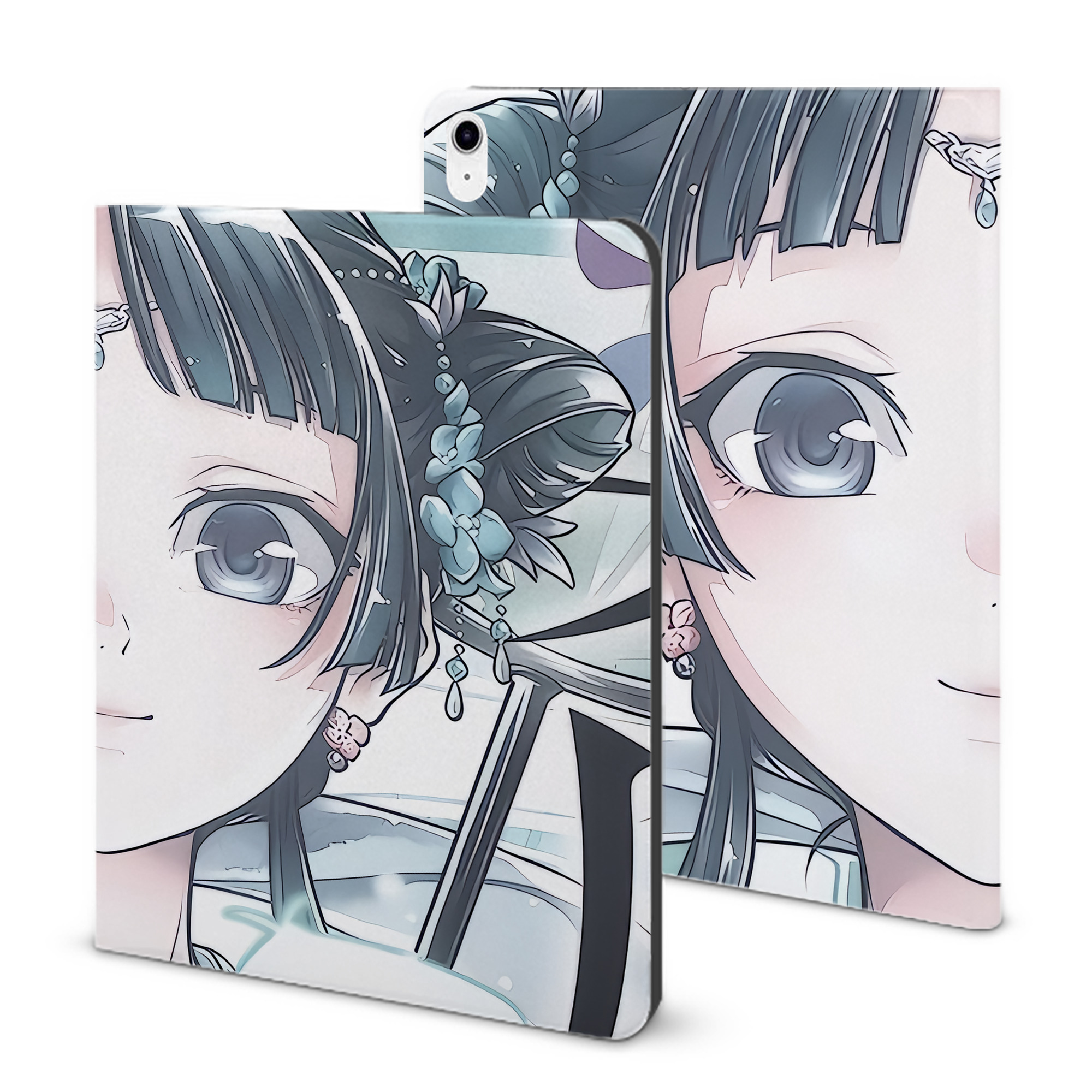 （画像用） 薬屋のひとりごと The Apothecary Diaries IPad ケース ブック型 PUレザー TPU 耐衝撃 軽量 薄型 ペン収納なし 全面保護 IPad 各モデル対応